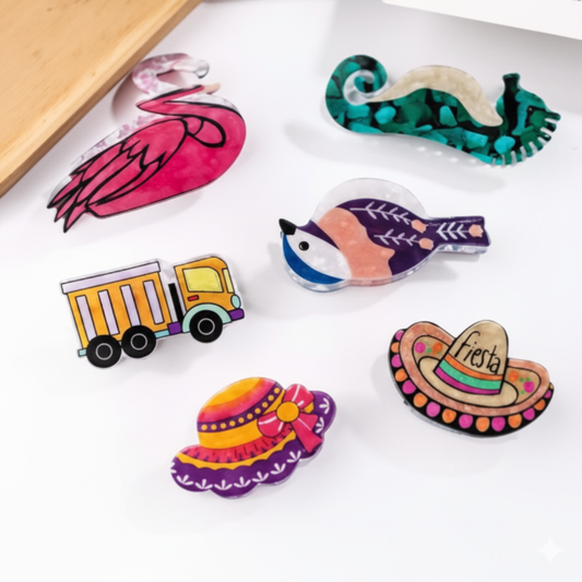Car Hat Cartoon Hair Clip – Creative Animal Clip