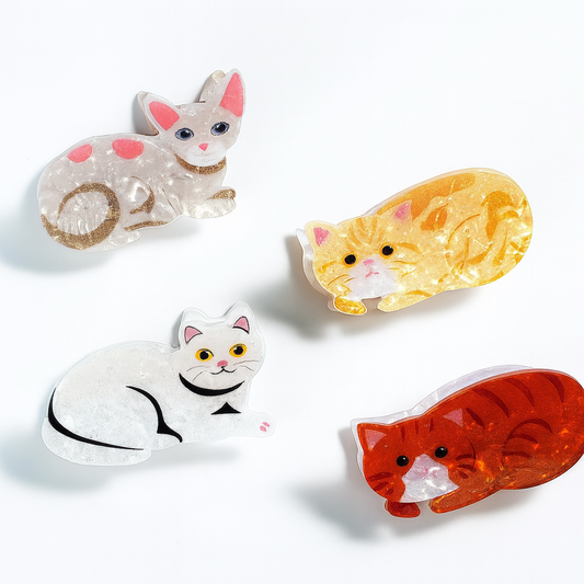 Cat Cartoon Printed PVC Gripper – New August Collection