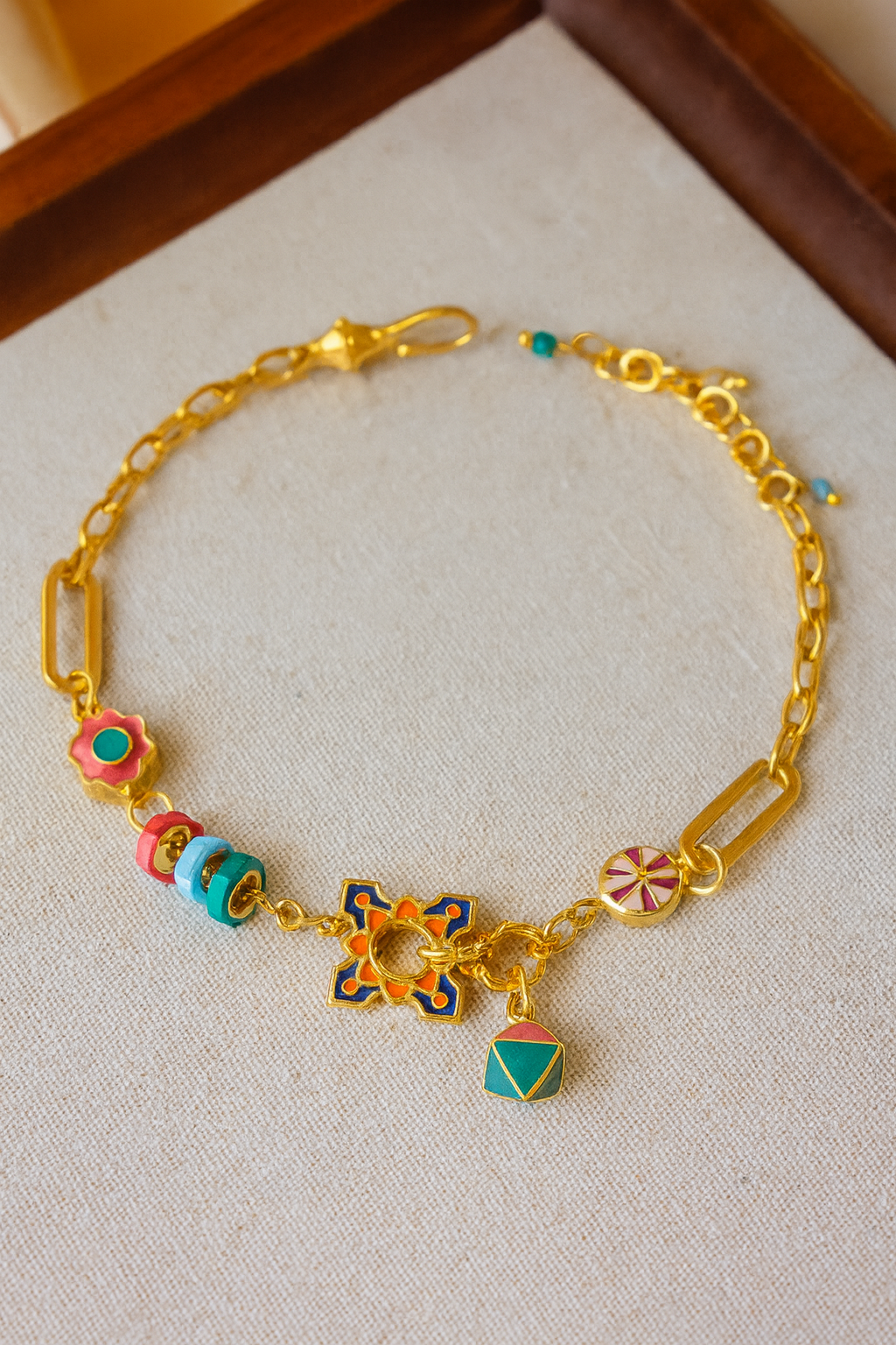 New Chinese Style Drip Oil High-End Temperament Bracelet