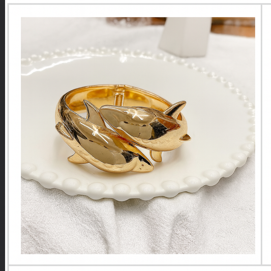 Dolphin Metal Animal Spring Zinc Alloy Fashion Personality Bracelet
