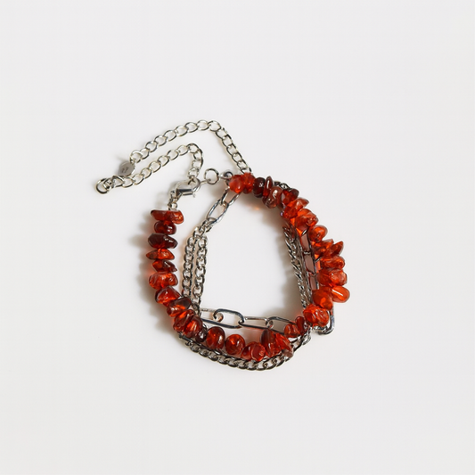 Mirad Retro Chinese Beaded Multi-Layer Bracelet — Irregular Stacked Ethnic Hand String