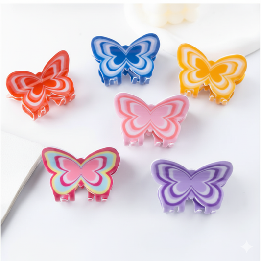 Colorful Series Butterfly Pattern Hair Clips – New Product of the Month