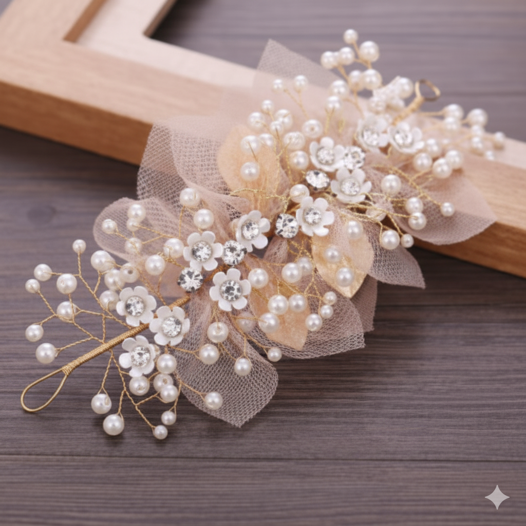 Head Flower Girl – Flower Headband / Handmade Floral Headwear